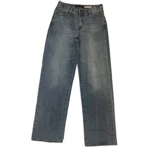 BCBGeneration High Rise Tab Waist Straight Jeans Size 25